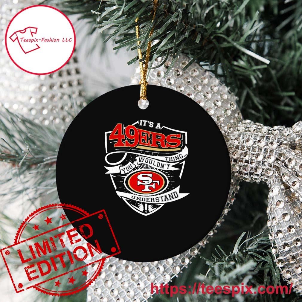 Personalized San Francisco 49Ers 2022 Ball Christmas Ornament