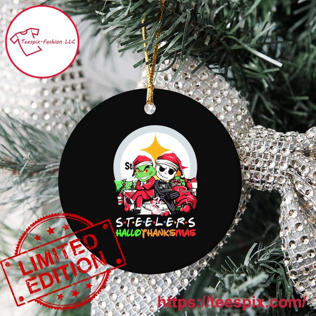 Official The Grinch hand holding ornament Pittsburgh Steelers Christmas  Shirt, Hoodie, Long Sleeved, SweatShirt