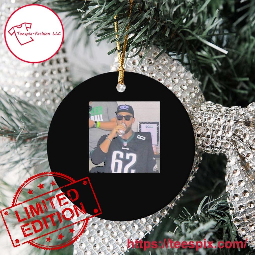 Philadelphia Eagles Jason Kelce Batman signature ornament