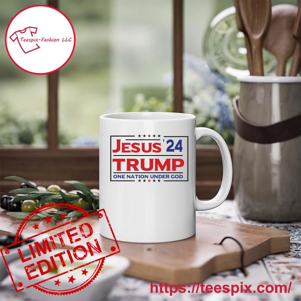 Jesus Is My Savior Trump Is My President Red Handle Ceramic Coffee Mug –  Shop4Ever