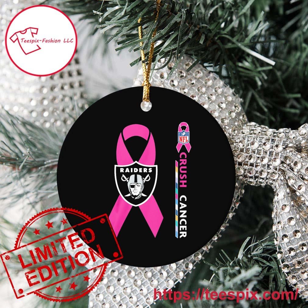 NFL Las Vegas Raiders Xmas Custom Name Tree Decorations Ornament