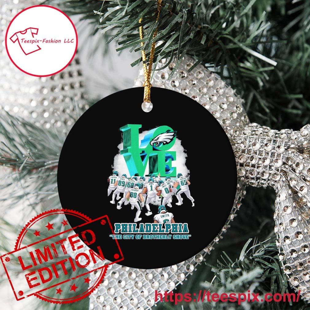 Philadelphia Eagles NFL Fans Christmas Ornament Custom Name