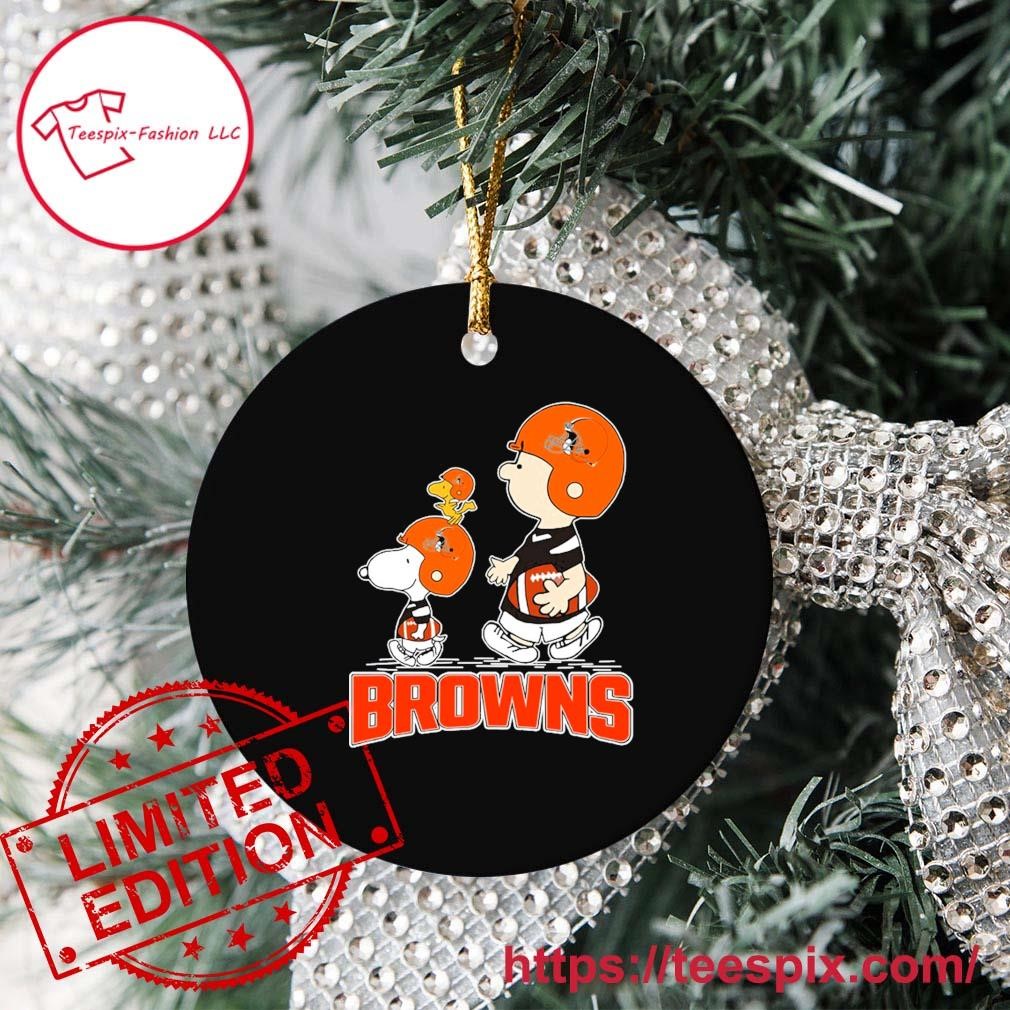 Snoopy And Friends Walking Cleveland Browns Shirt - High-Quality