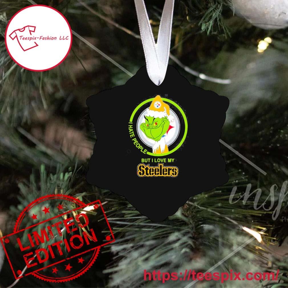 Pittsburgh Steelers Nfl Christmas Grinch I Hate People But I Love My  Favorite Football Team Shirt, hoodie, sweater, long sleeve and tank top