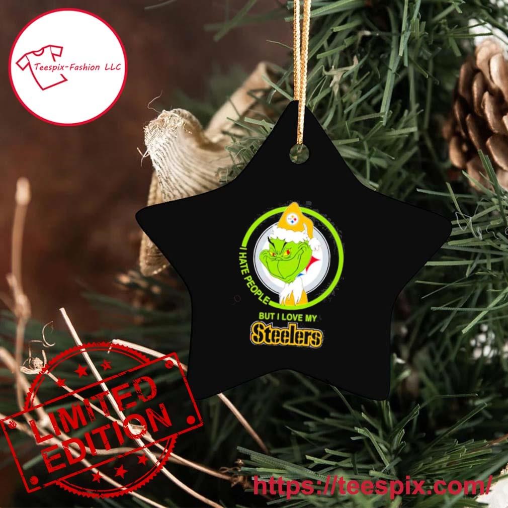 Pittsburgh Steelers Nfl Christmas Grinch I Hate People But I Love My  Favorite Football Team Shirt, hoodie, sweater, long sleeve and tank top