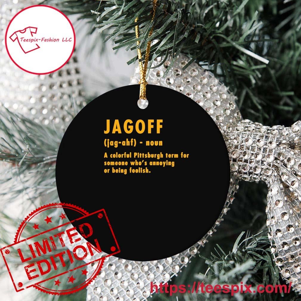 Pittsburghese Jagoff Definition Ornament Custom Name