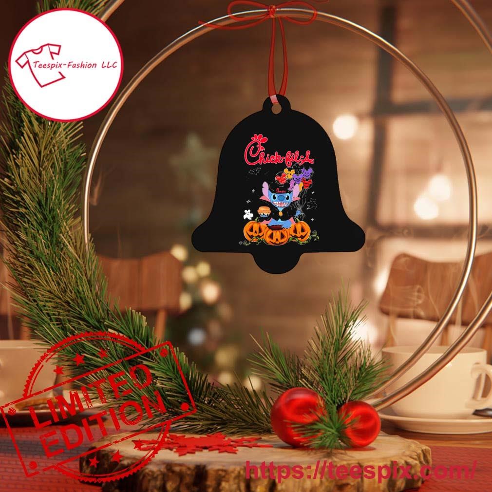 Stitch Mickey Chick-fil-A Halloween Ornament Custom Name - Teespix