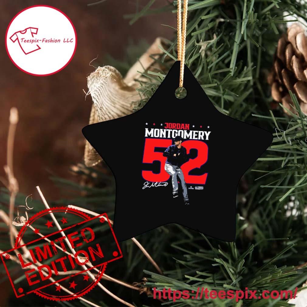 Official Texas rangers Jordan montgomery #52 signature T-shirt