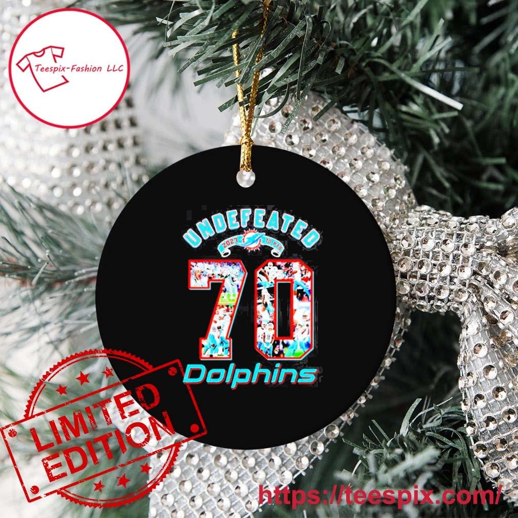 Miami Dolphins New Trends Custom Name And Number Christmas