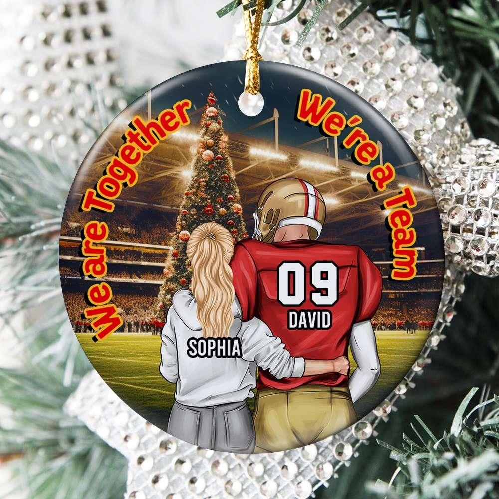 Personalized Ornament - Christmas Ornament - When we're together