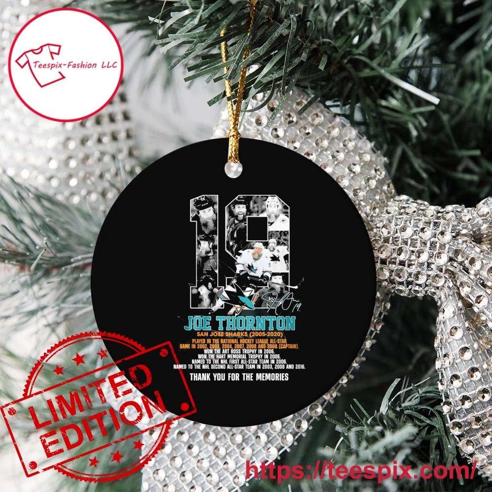 San jose 2024 sharks ornament