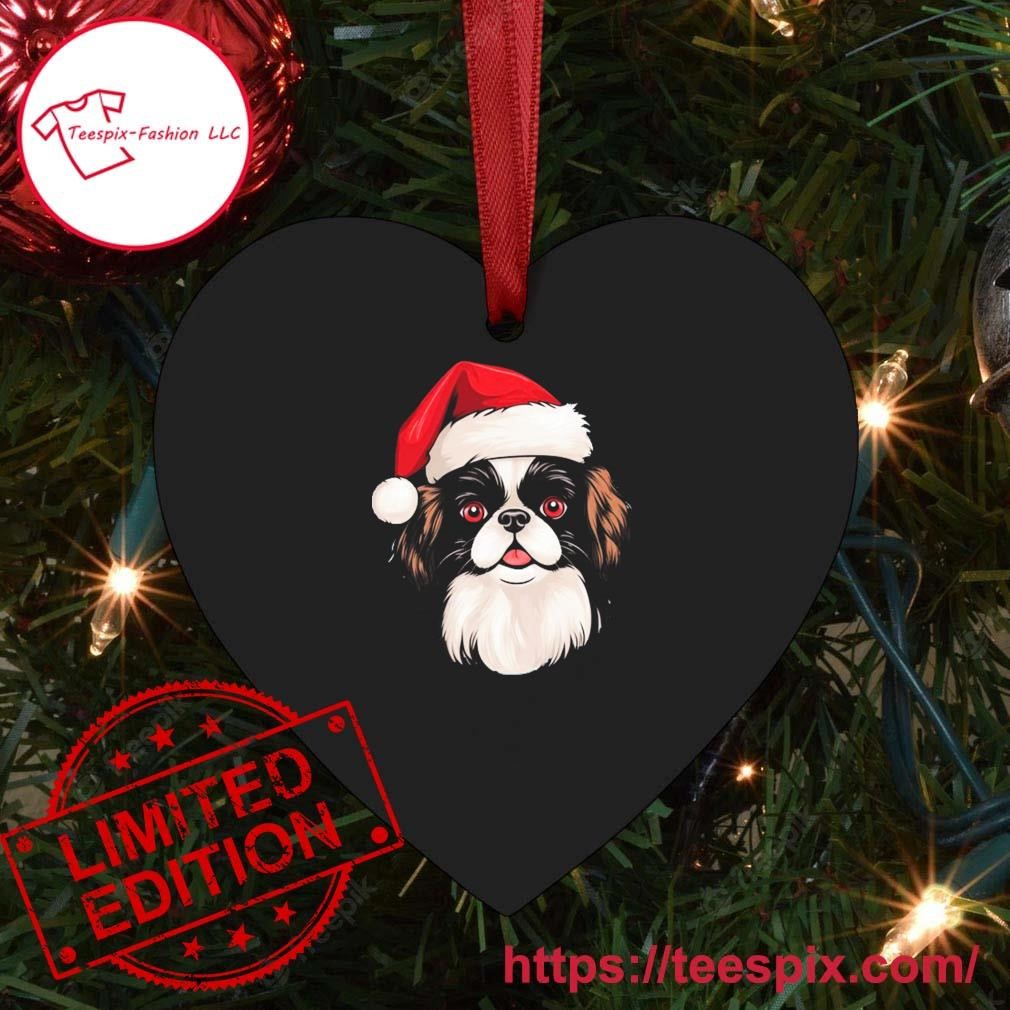Christmas Chihuahua Dog Santa Hat Ornament Custom Name Teespix Store Fashion LLC