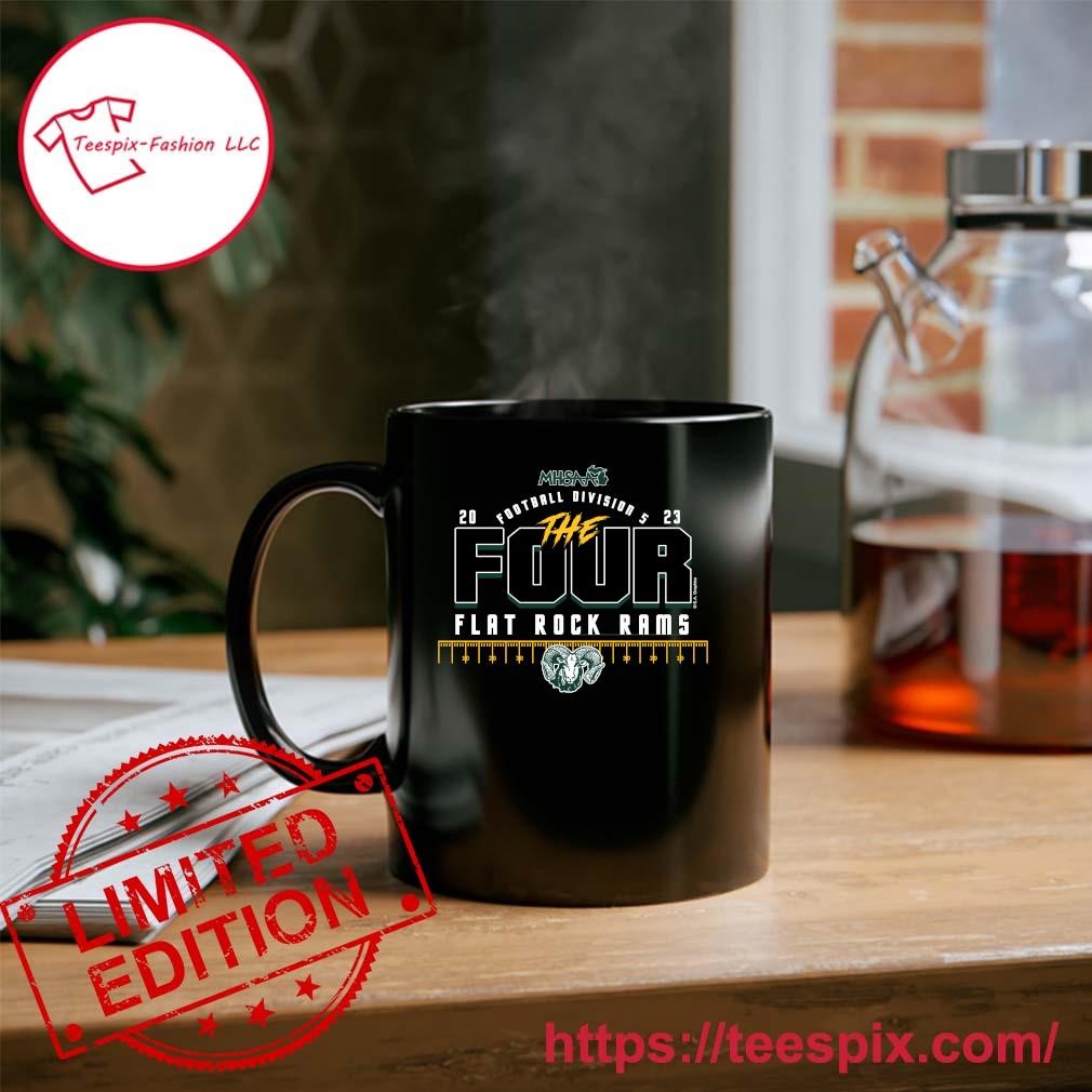 Flat Rock Rams The Four 2023 MHSAA Football Division 5 Ornament Custom