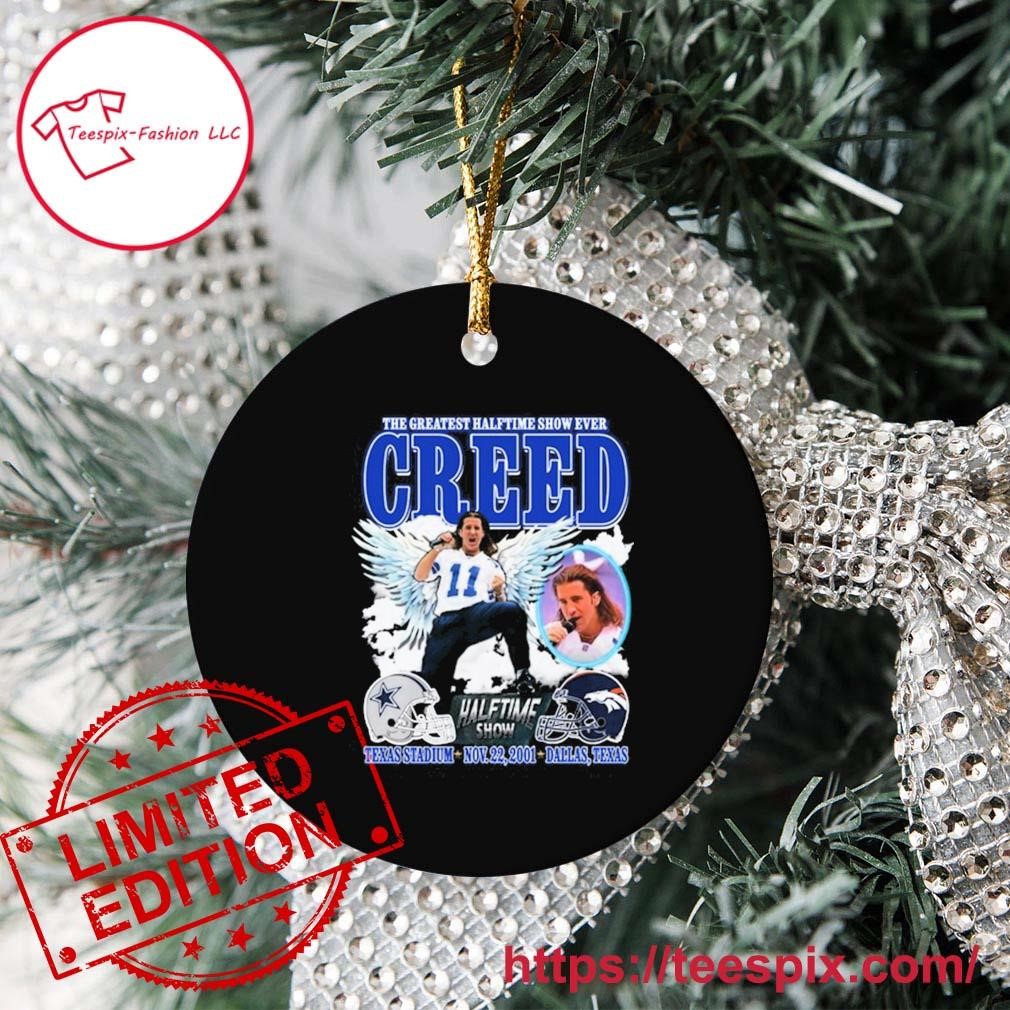 Official The Greatest Halftime Show Ever Creed Ornament Custom Name