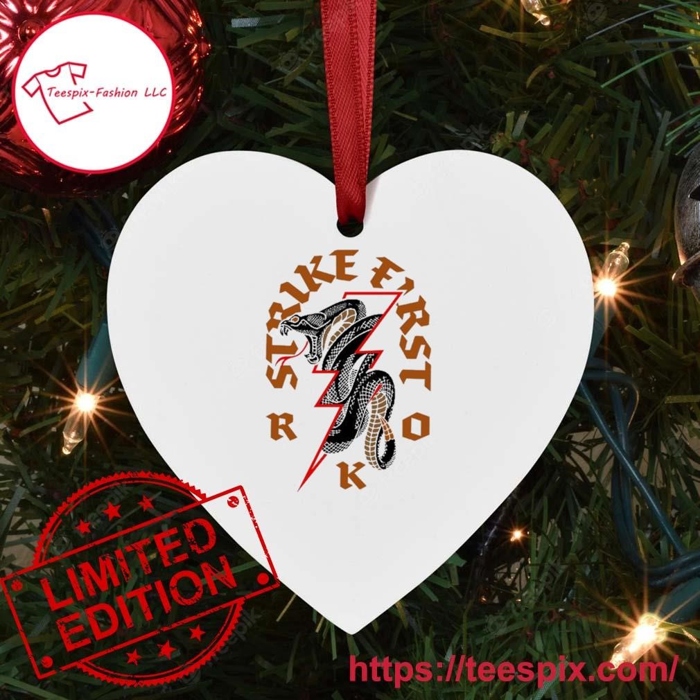 Randy Orton Strike First Ornament Custom Name, ladies tee, v-neck tee and  hoodie, sweater and long sleeve, image size:1010x1010