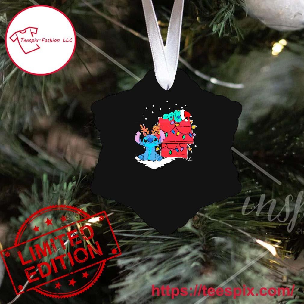 Stitch Christmas Lights Stanley Ornament Custom Name - Teespix - Store  Fashion LLC