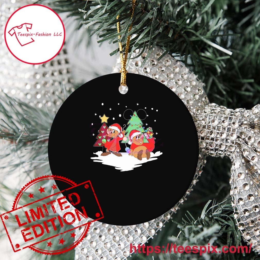 Santa Jaq And Gus Christmas Lights Ornament Custom Name - Teespix ...