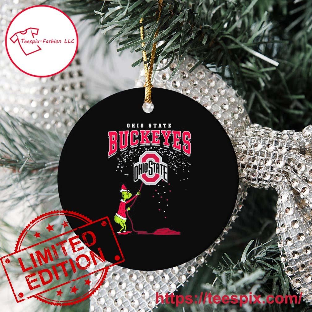 Funny Team Logo Ohio State Buckeye Christmas Tree Gifts For Fans