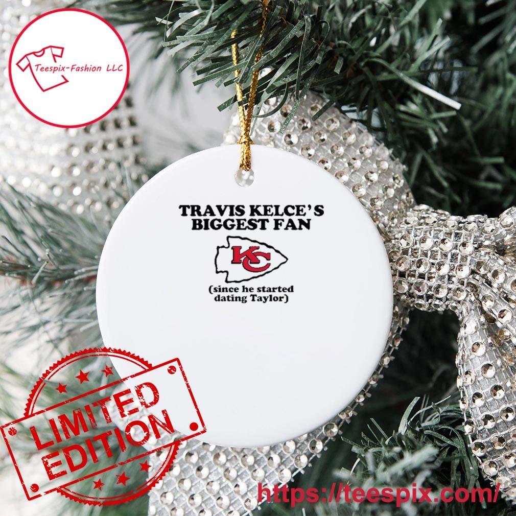 Travis Kelce Ornament Travis And Taylor Dating Wooden Ornament