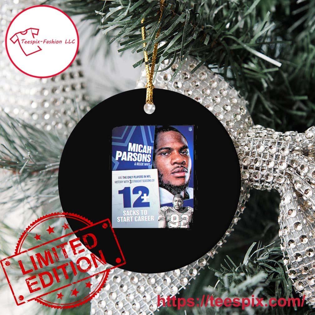 micah parsons christmas ornament