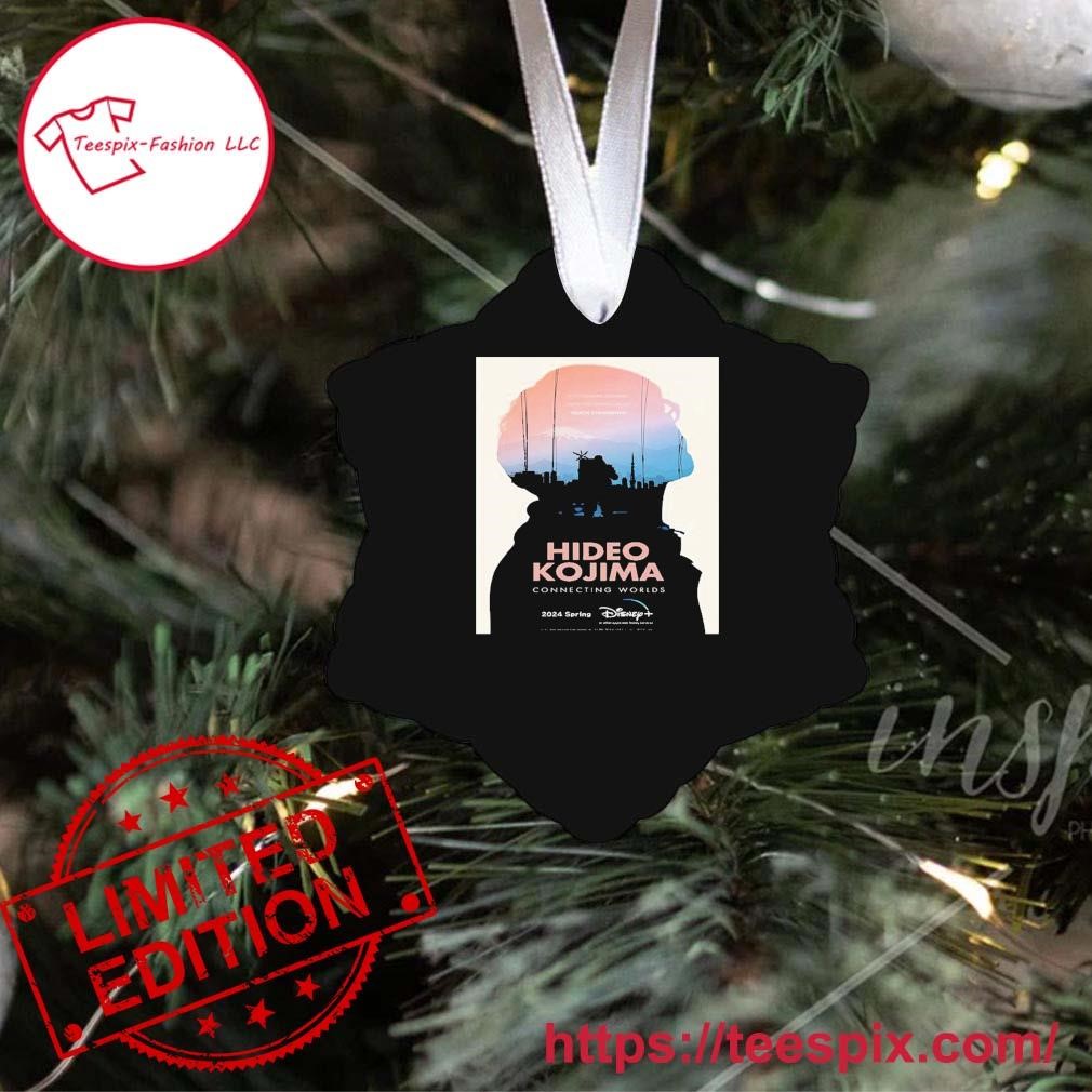 Official Poster For Hideo Kojima Connecting Worlds Spring 2024 Ornament  Custom Name - Teespix - Store Fashion LLC