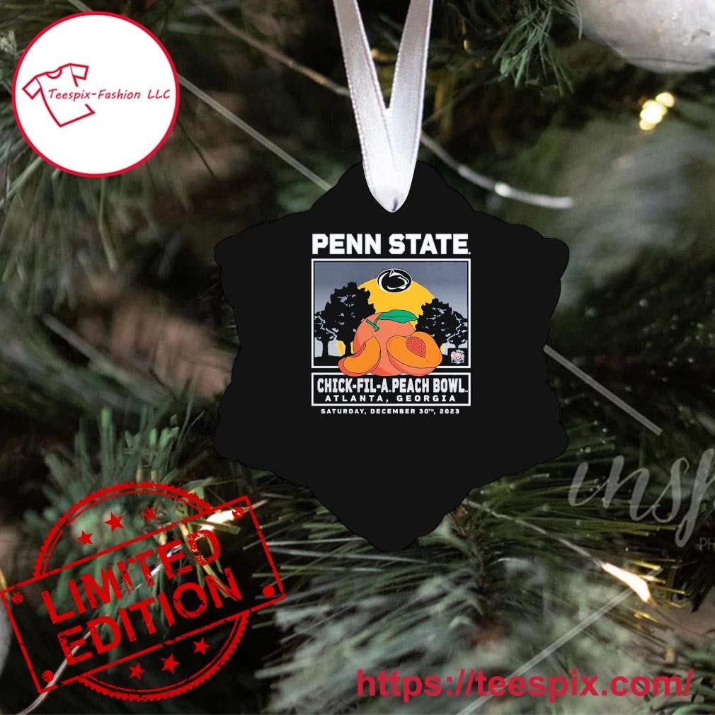 2023 Chick Fil A Peach Bowl Penn State Nittany Lions Ornament