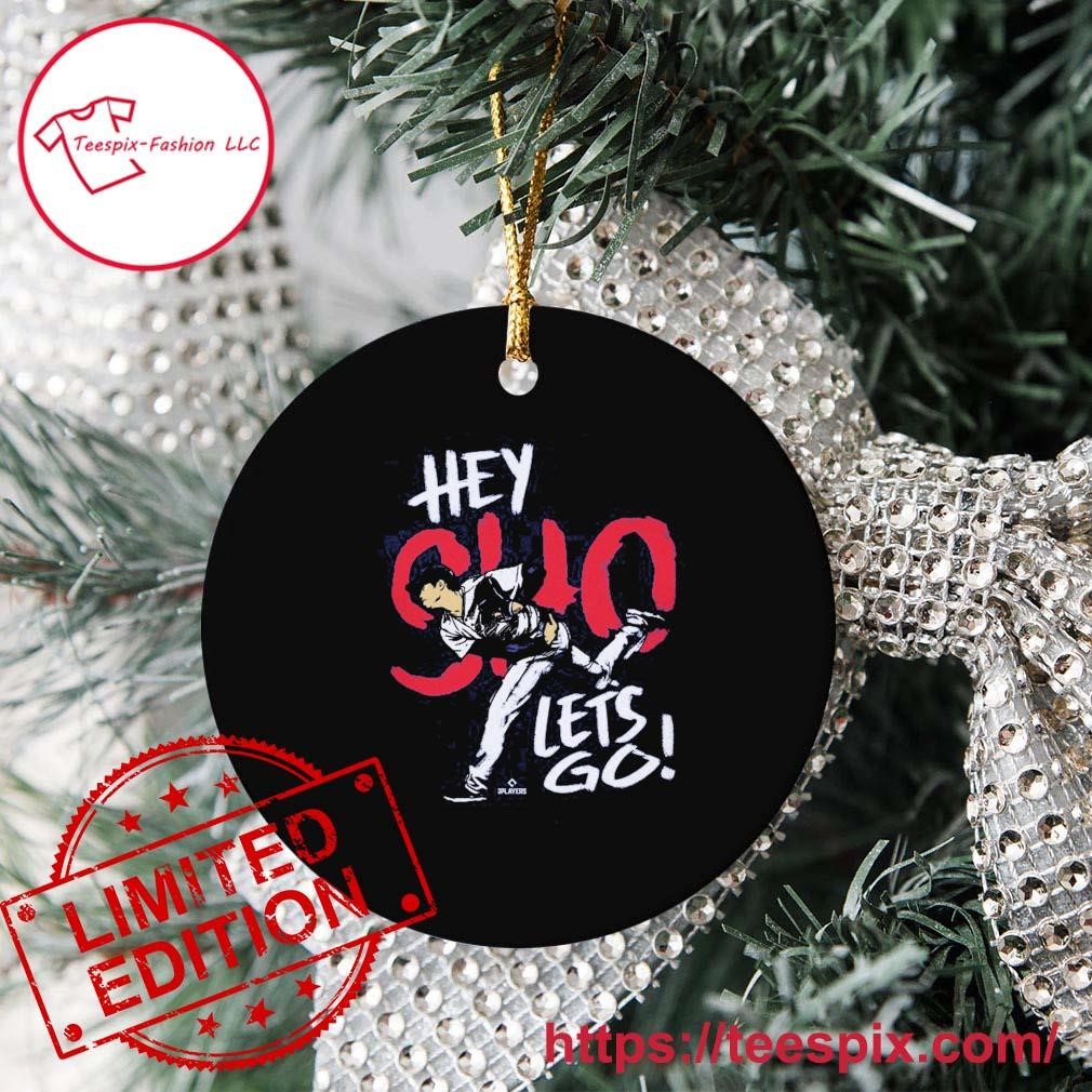 Shohei Ohtani Los Angeles Dodgers Hey Sho Let's Go Ornament Custom Name Shohei Ohtani Los Angeles Dodgers Hey Sho Let's Go Ornament Custom Name