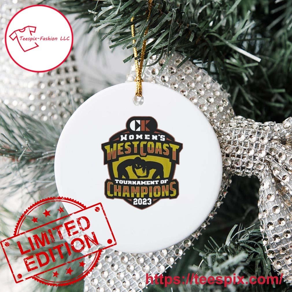 Women’s West Coast Tournament Of Champions 2023 Logo Ornament Custom Name