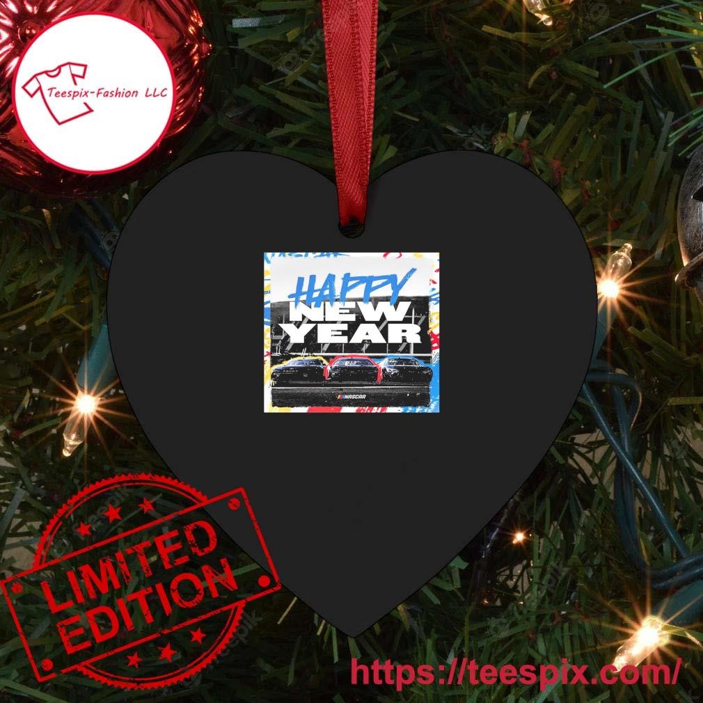 Happy New Year 2024 NASCAR Fans Ornament Custom Name Teespix Store