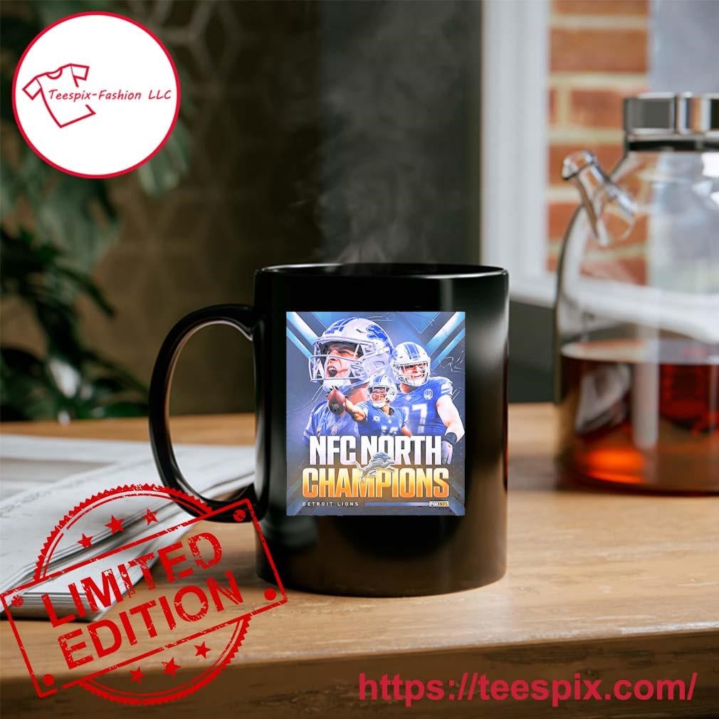 Official The Detroit Lions Are NFC North Champions For The First Time Since 1993 Mug Custom Name