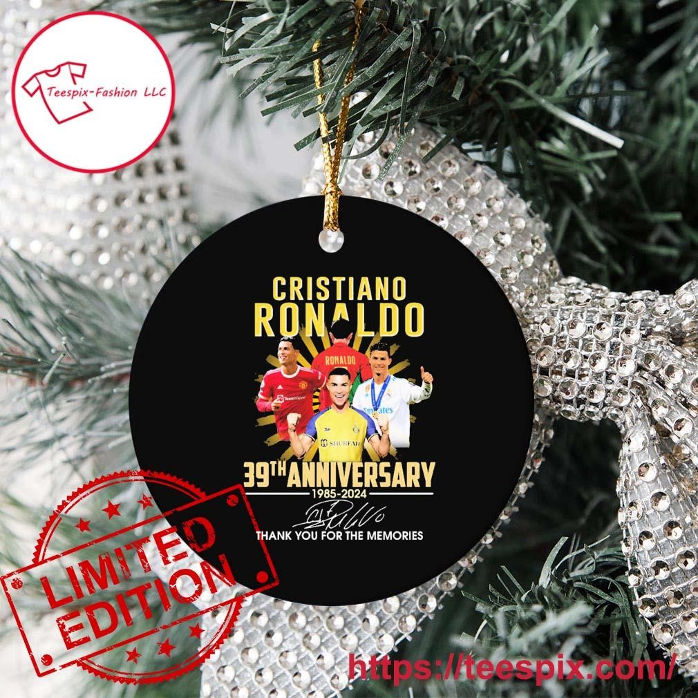 Official Cristiano Ronaldo 39th Anniversary 1985-2024 Thank You For The Memories Signature Mug Custom Name Circle.jpg