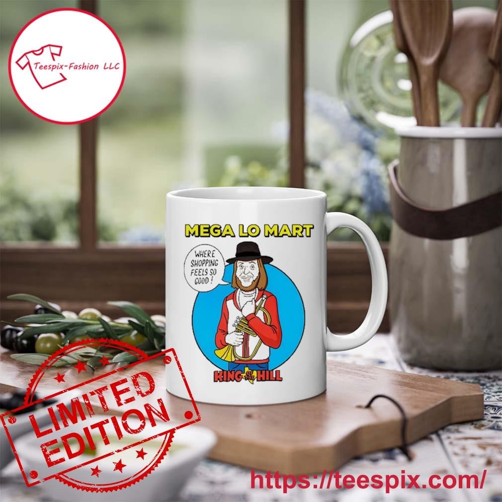 Official Paul Lieberstein Chuck Mangione King Of The Hill Mega Lo Mart Mug Custom Name