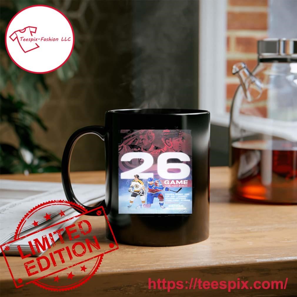 The Legend Nathan MacKinnon 26 Game Home Point Streak Mug Custom Name -  Teespix - Store Fashion LLC