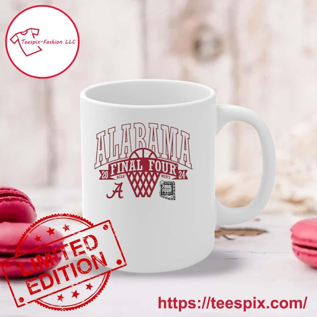 Alabama Crimson Tide 2024 NCAA Men's Basketball Tournament March Madness Final Four Oversized Mug Custom Name Mug white.jpg