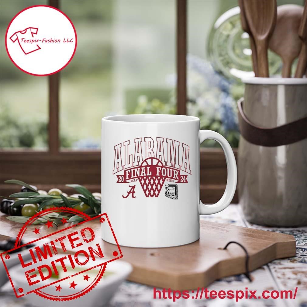 Alabama Crimson Tide 2024 NCAA Men's Basketball Tournament March Madness Final Four Oversized Mug Custom Name