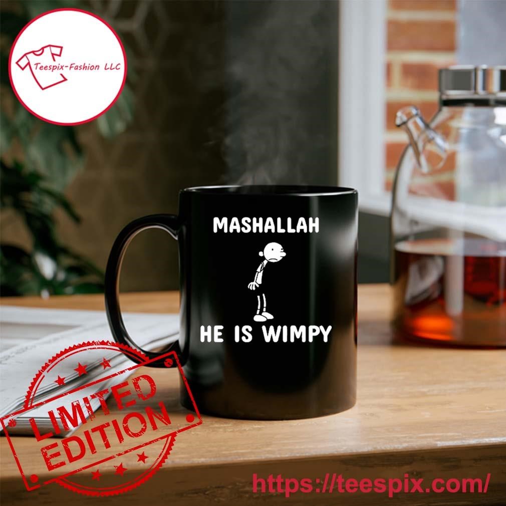 Mashallah He Is Wimpy Mug Custom Name