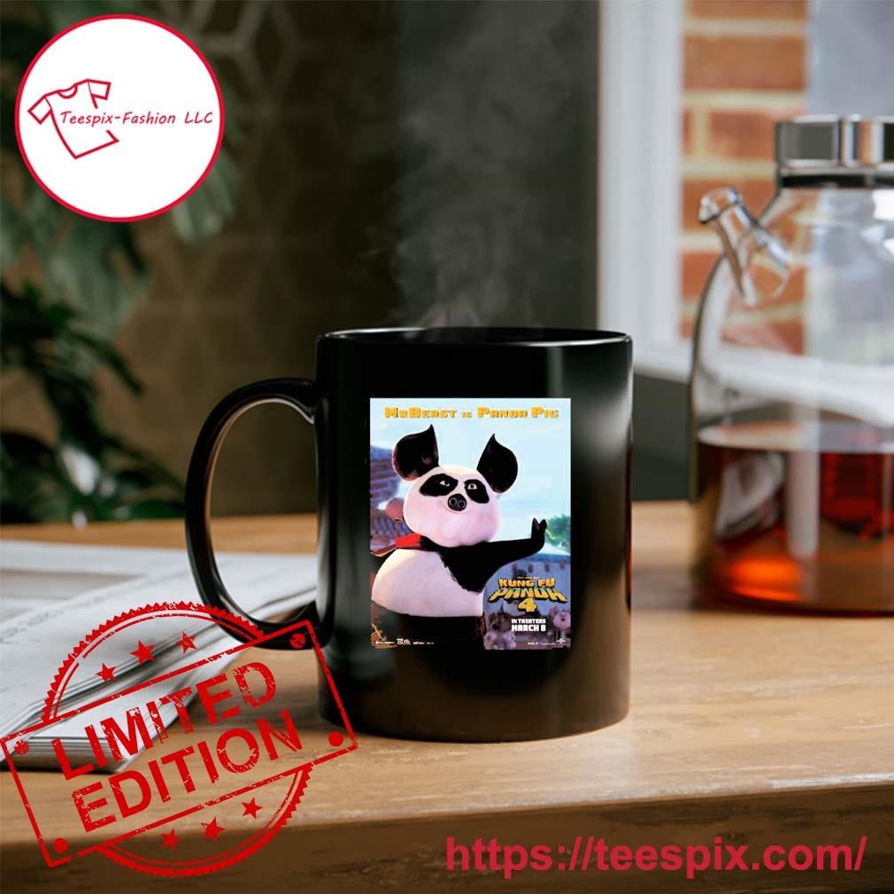 Mr Beast In Panda Pig Kung Fu Panda 4 Mug Custom Name - Teespix - Store ...