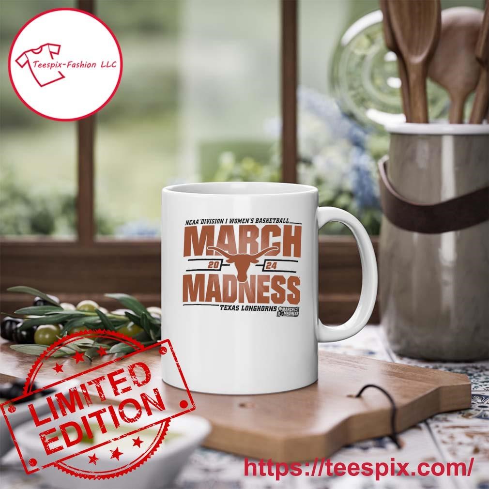 Texas Longhorns Basketball 2024 NCAA Tournament Road To March Madness Mug Custom Name