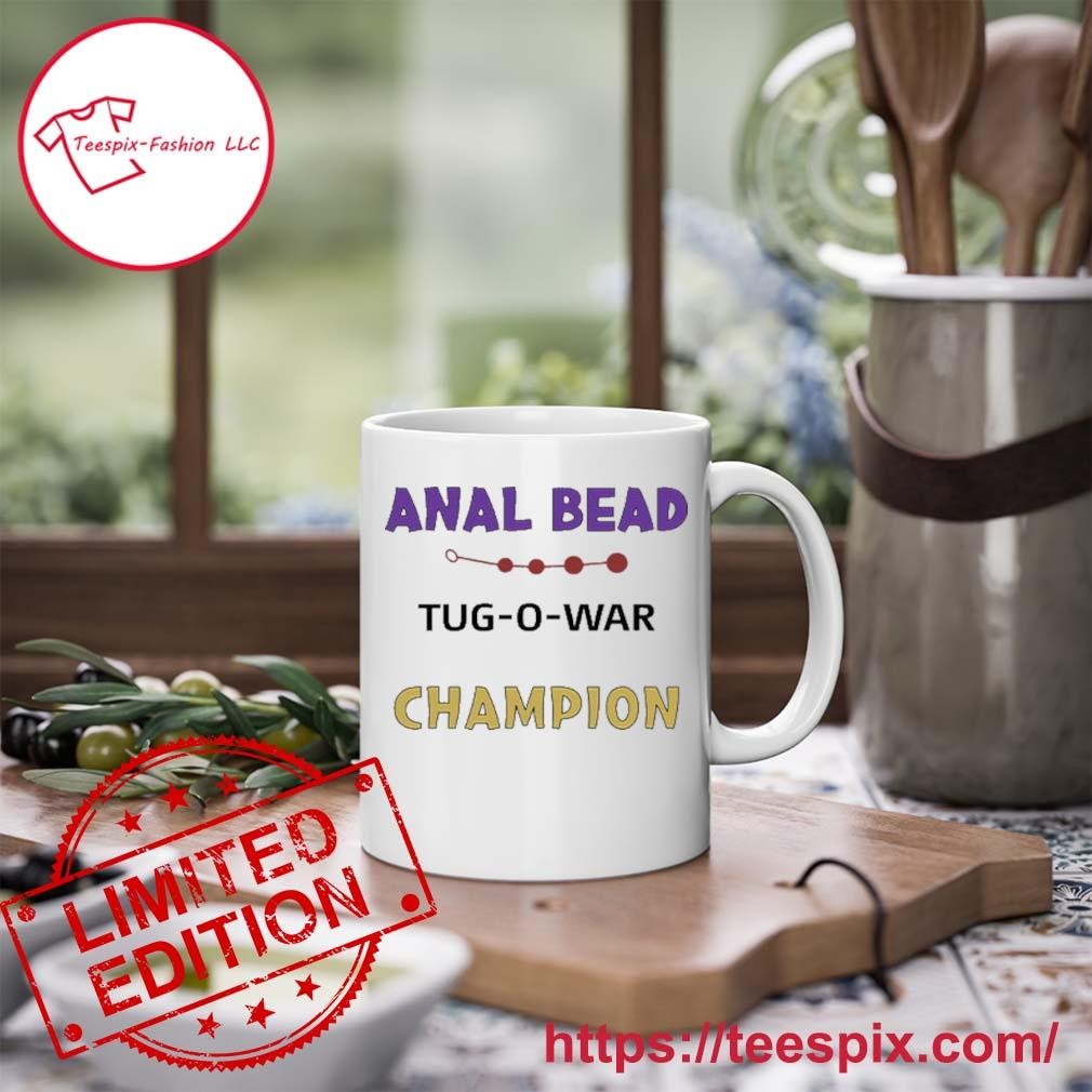 Anal Bead Tug O War Champion Mug Custom Name - Teespix - Store Fashion LLC