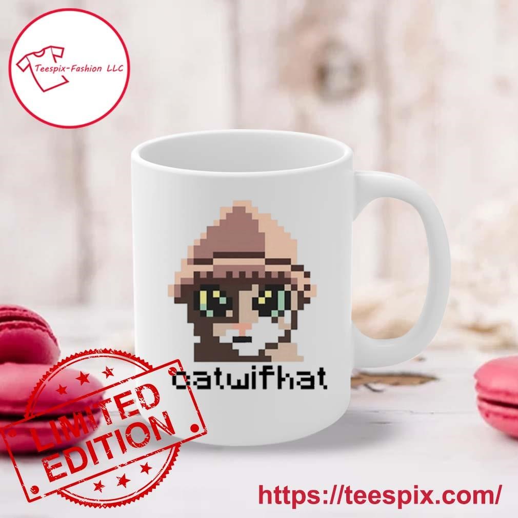Catwifhatsolana Full Pixel Catwifhat Mug, Tumbler Personalized Mug white.jpg