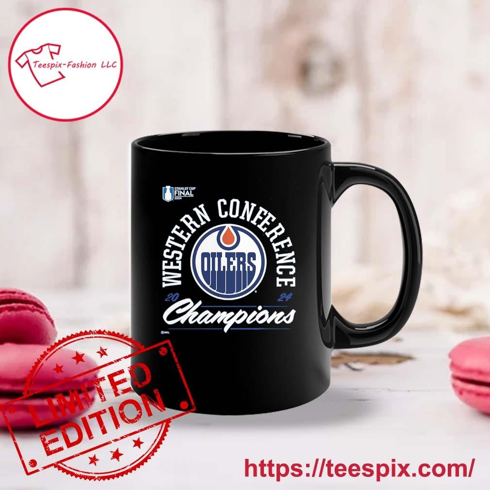 Edmonton Oilers 2024 Western Conference Champions Drive Mug, Tumbler Personalized Mug black.jpg