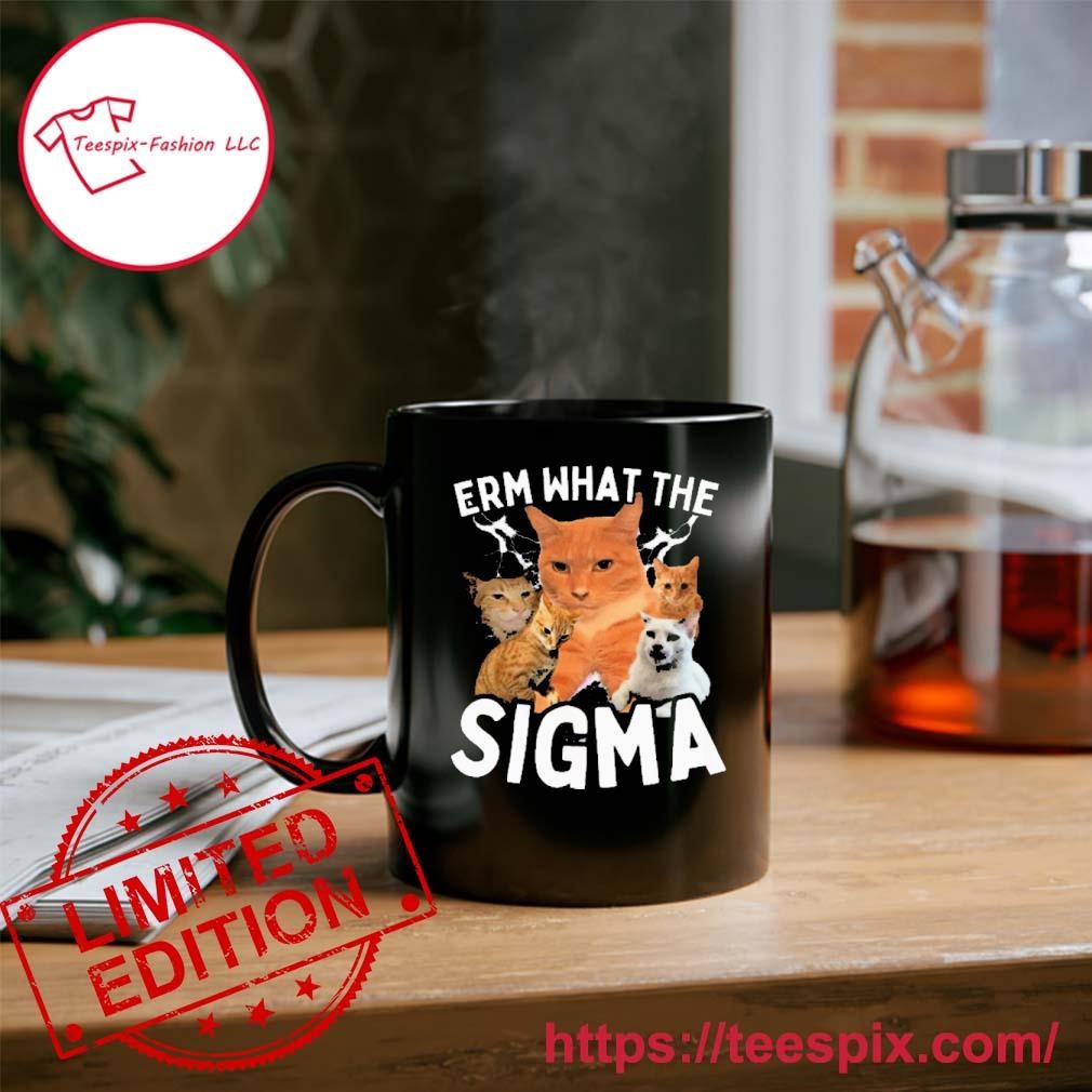 Erm What The Sigma Ironic Meme Brainrot Quote Mug, Tumbler Personalized -  Teespix - Store Fashion LLC