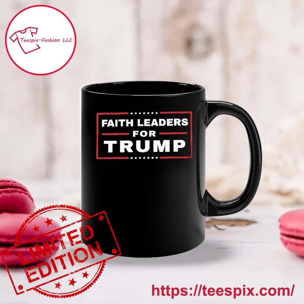 Faith Leaders For Trump 2024 T-Mug, Tumbler Personalized Mug black.jpg