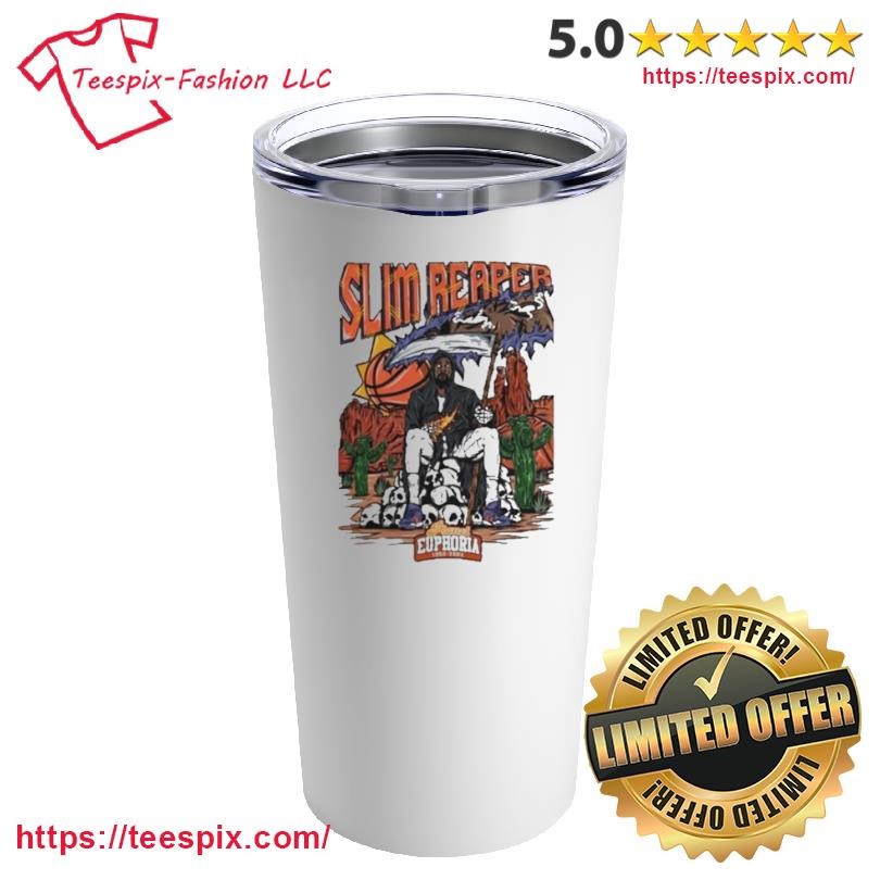 Kevin Durant Slim Reaper Phoenix Suns Fire 2024 Mug, Tumbler Personalized White Custom Name Mug and Tumbler.png