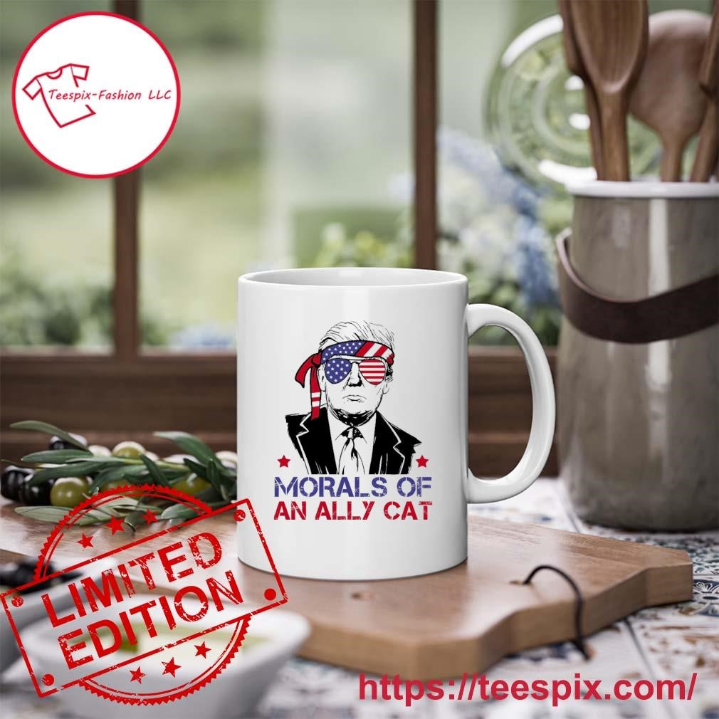 Morals Of An Ally Cat Trump Biden Debate T-Mug, Tumbler Personalized