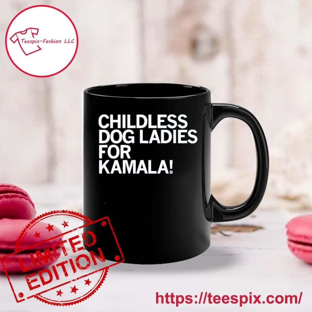 Childless Dog Ladies for Kamala Harris 2024 Mug, Tumbler Personalized Mug black.jpg