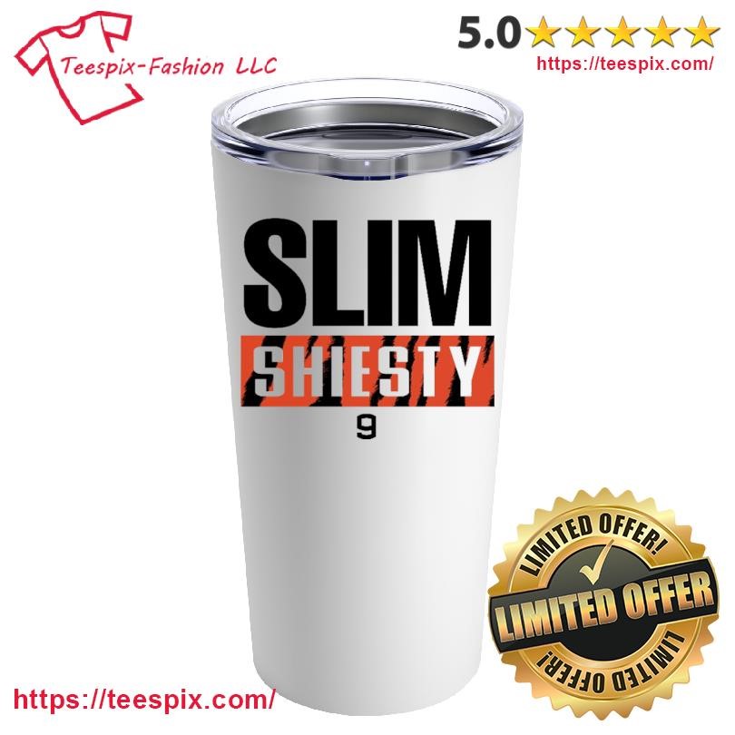 Joe Burrow Slim Shiesty 9 Mug, Tumbler Personalized White Custom Name Mug and Tumbler.png