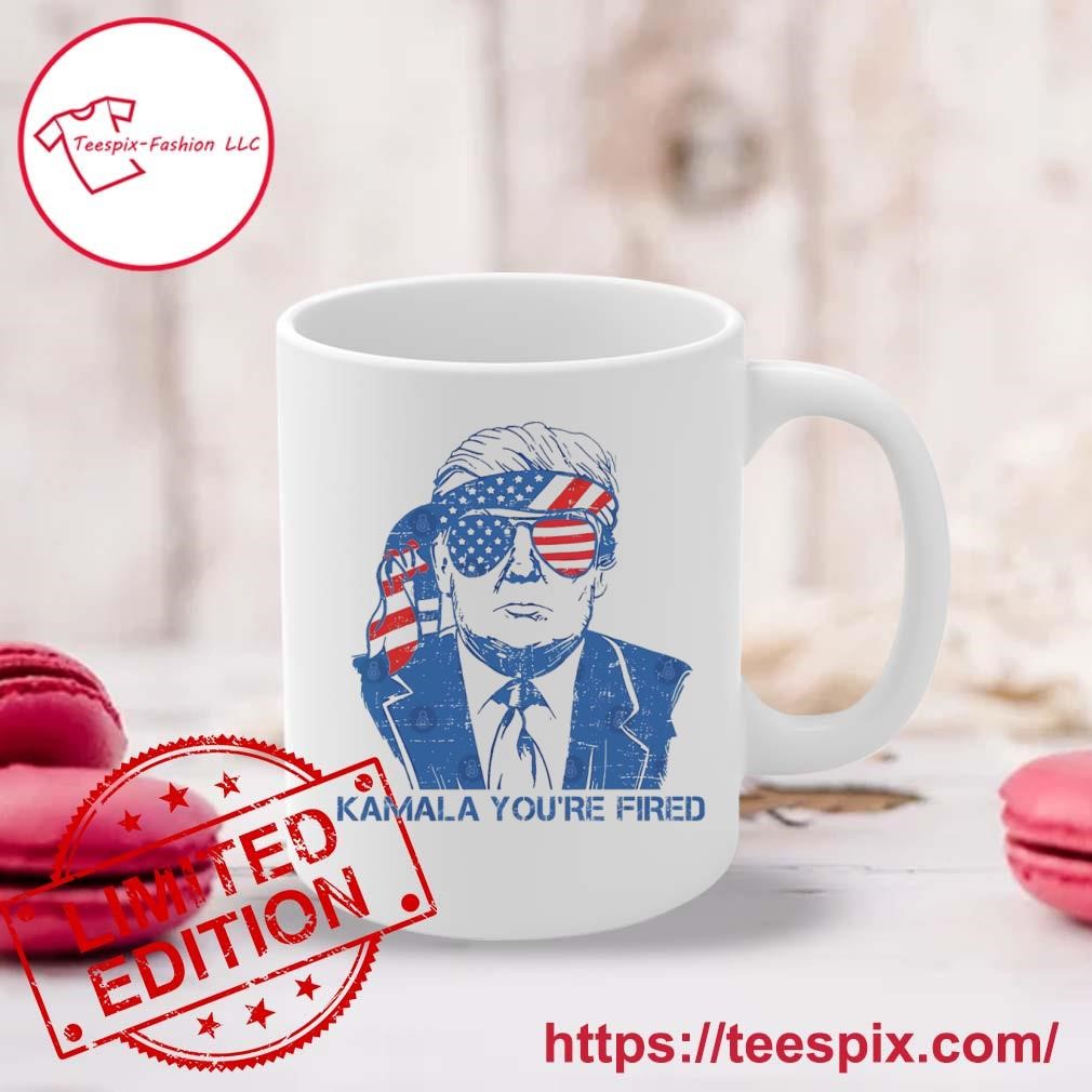 Kamala You're Fired, Trump for president 2024 T-Mug, Tumbler Personalized Mug white.jpg