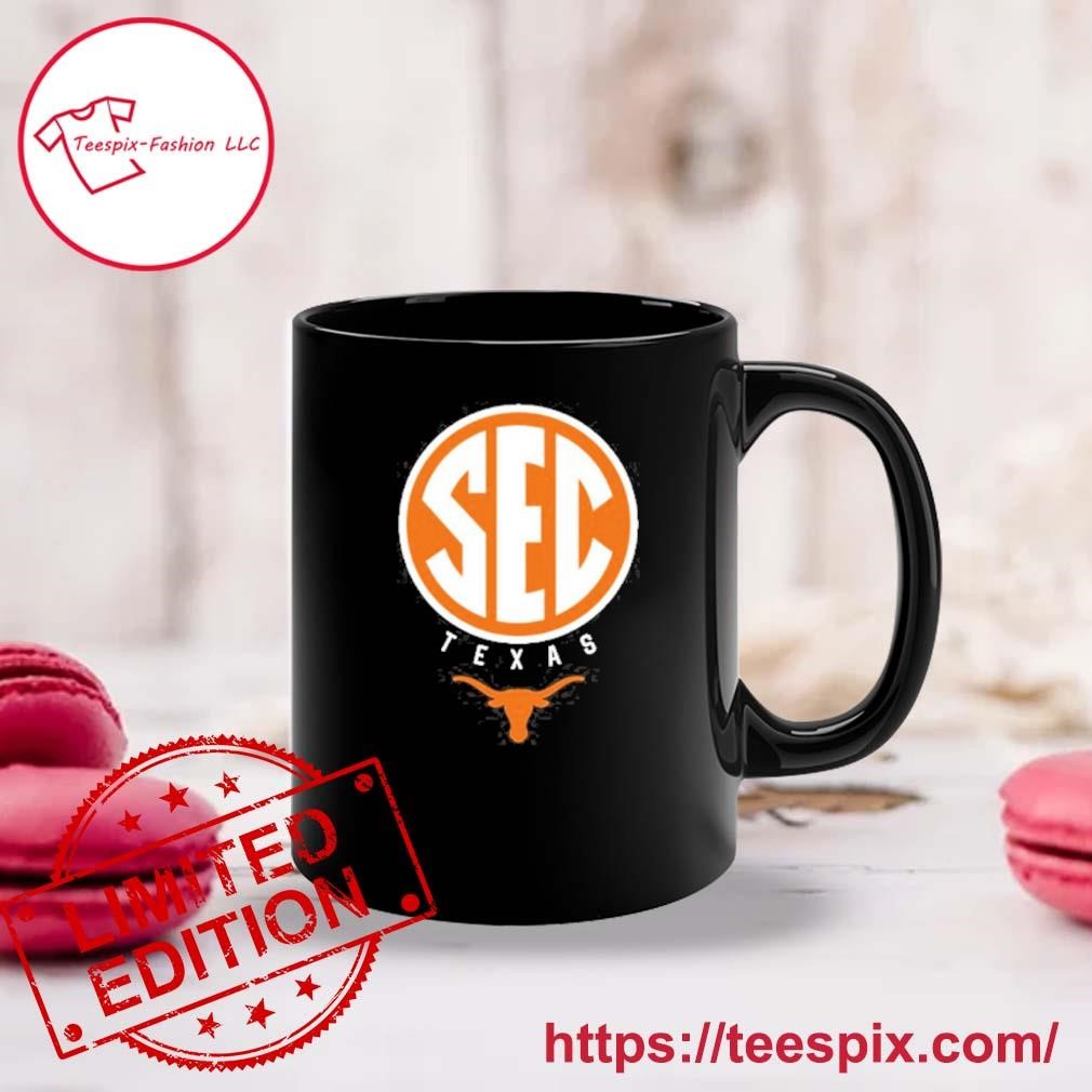 SEC Texas Longhorns Tee Mug, Tumbler Personalized Mug black.jpg