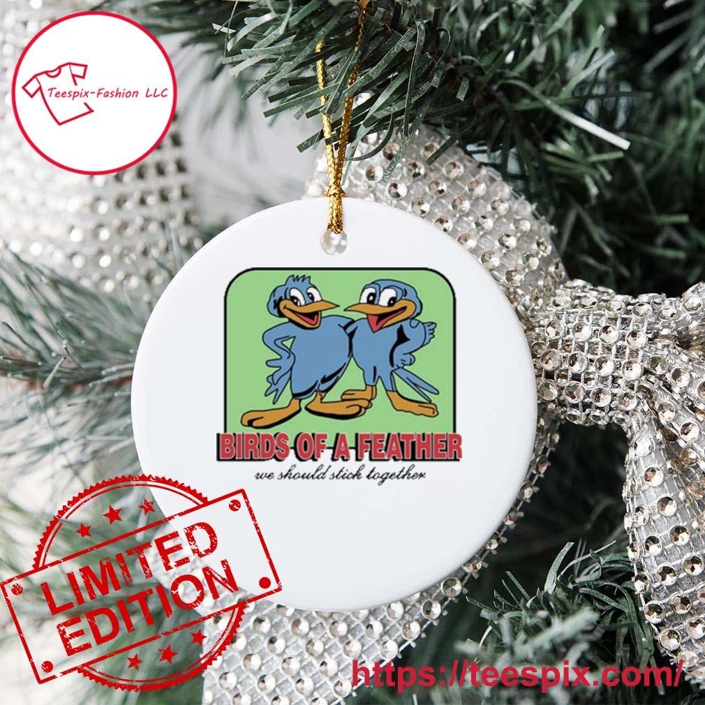 Birds Of A Feather We Should Stick Together Mug, Tumbler Personalized, Ornament Circle.jpg